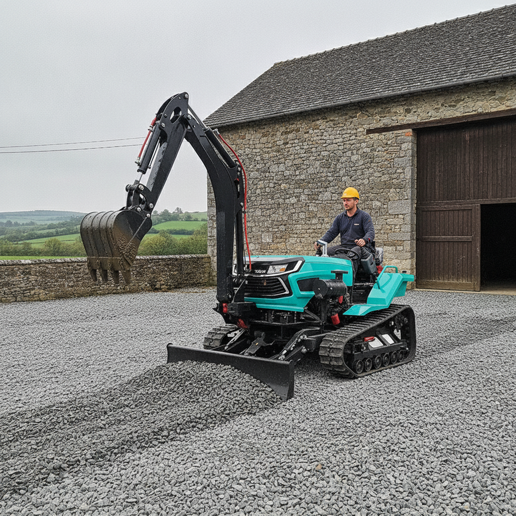 Farming Agriculture Equipment - 30HP Diesel Rubber Track Crawler Tractor