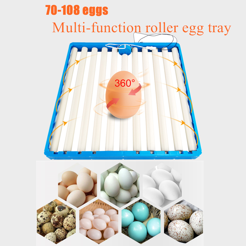 Quail Egg Incubator - 360° Automatic Rotary Egg Tray Eggs