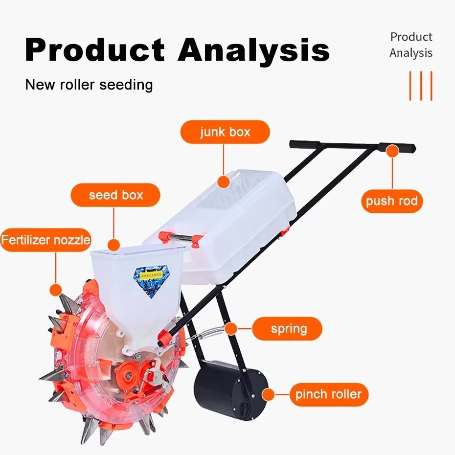 Hand Push Manual Seeder - Manu - Seed Planter ulasan dan harga