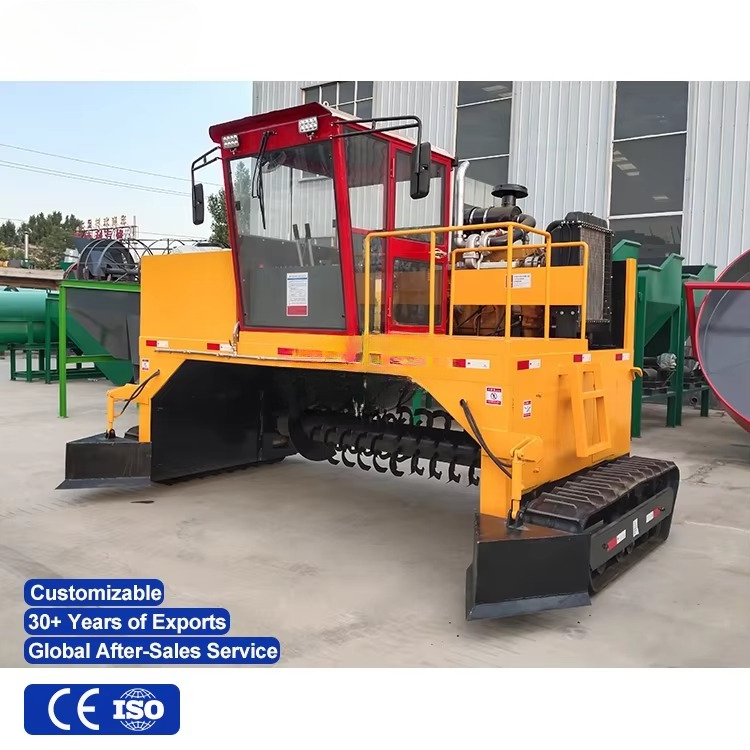 Automatic Compost Manure Makin - Compost Turner Machine ulasan dan harga