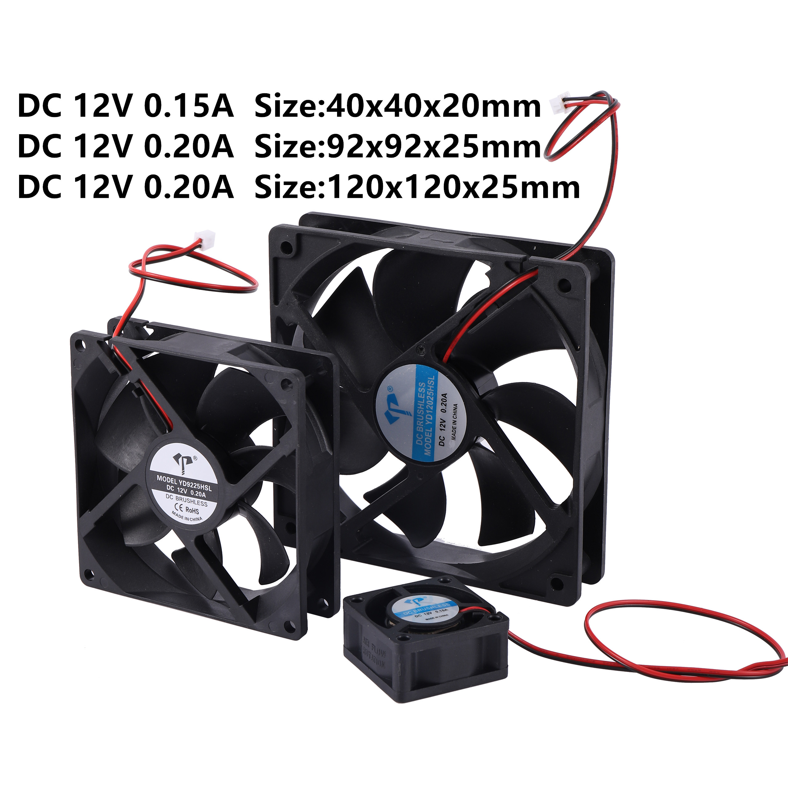 DC12V 0.15A/0.20A No Noise Fan - Quail Egg Incubator ulasan dan harga