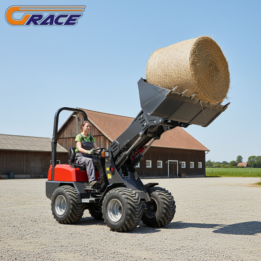 2Ton Telescopic Arm Loader wit - Farming Agriculture Equipment ulasan dan harga