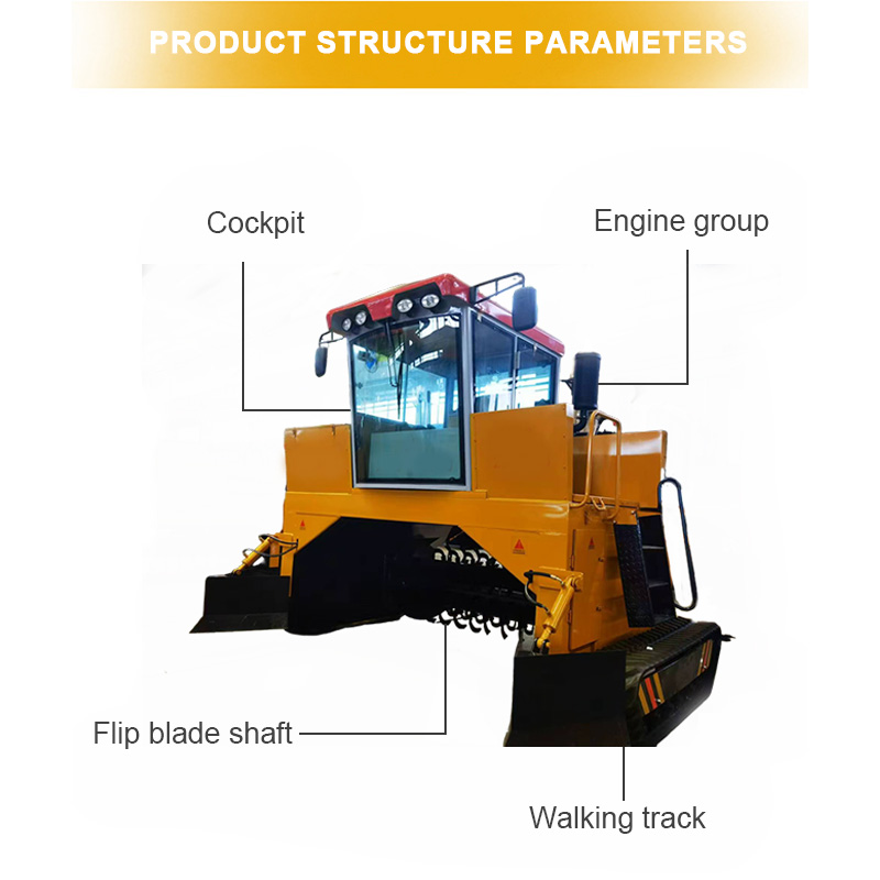 Large Capacity Agriculture Mob - Compost Turner Machine ulasan dan harga