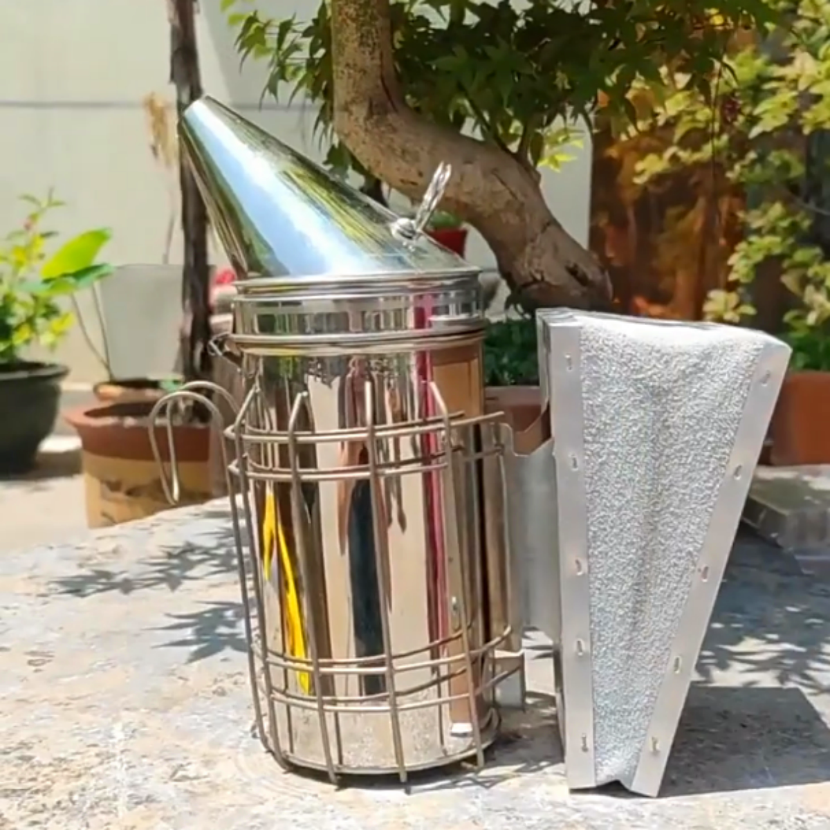Beekeeping Stainless Steel Lea - Bee Smoker Tool ulasan dan harga