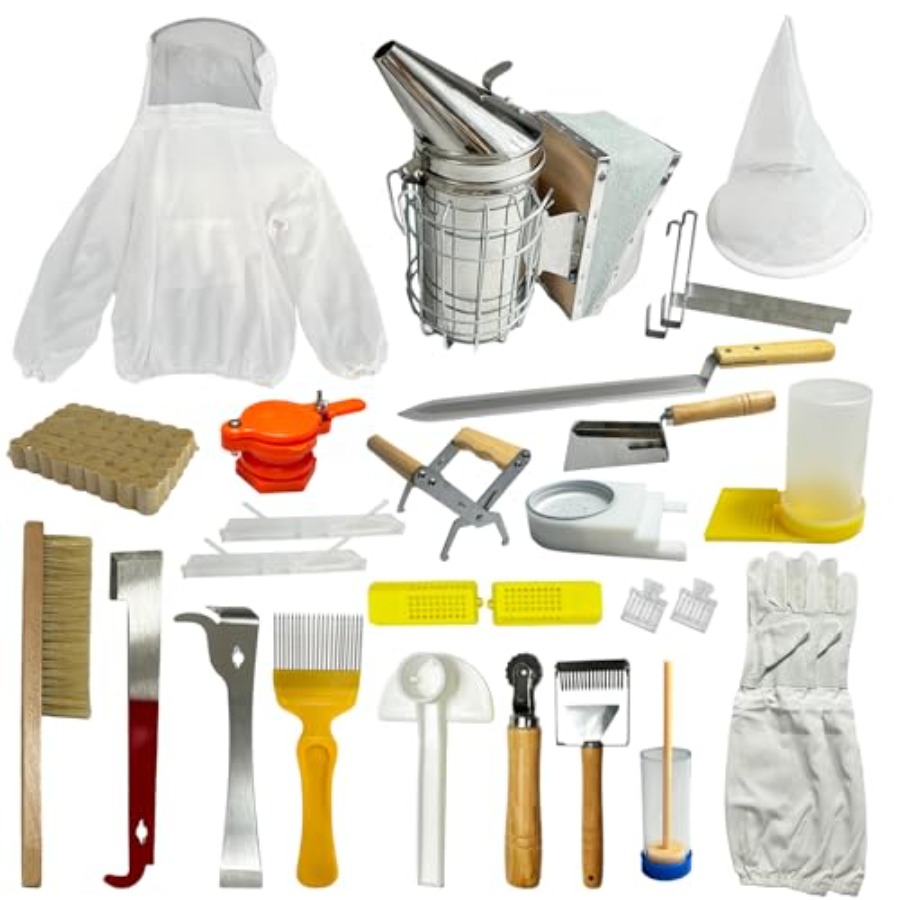 27 PCS Bee Keeping Starter Kit - Bee Smoker Tool ulasan dan harga