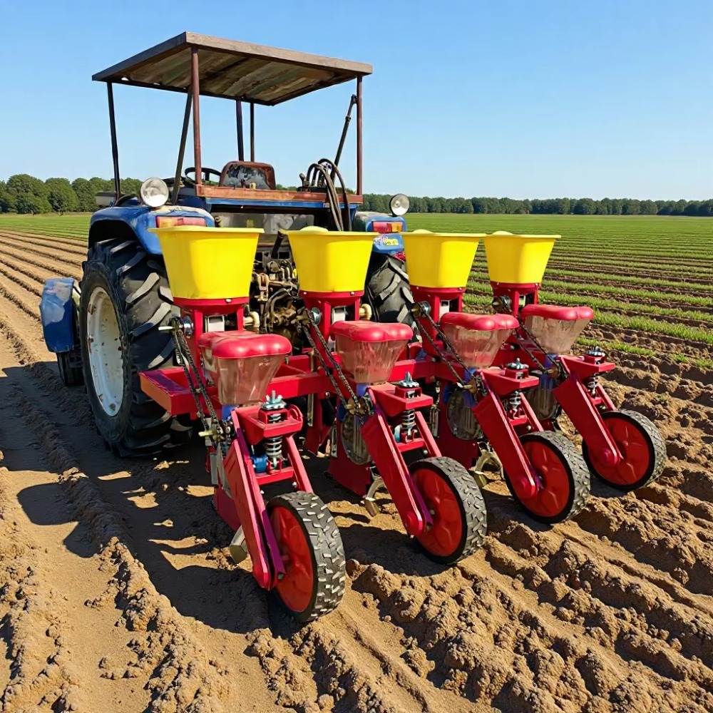 Agricultural Tractor Mounted 3 - Seed Planter ulasan dan harga