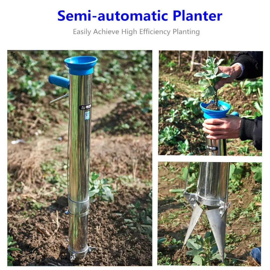 Stainless Steel Manual Seedlin - Seed Planter ulasan dan harga