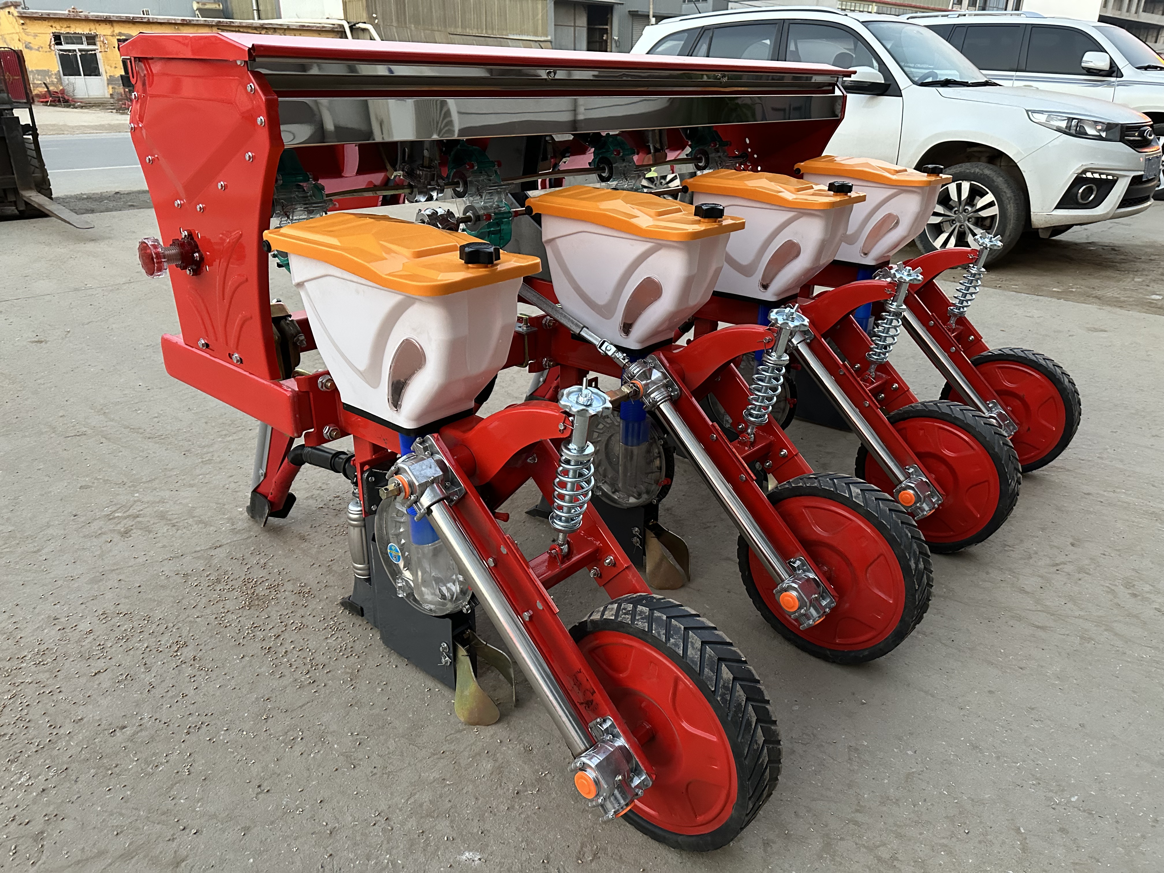 Mini 4 Row Farm Tractor Corn S - Seed Planter ulasan dan harga
