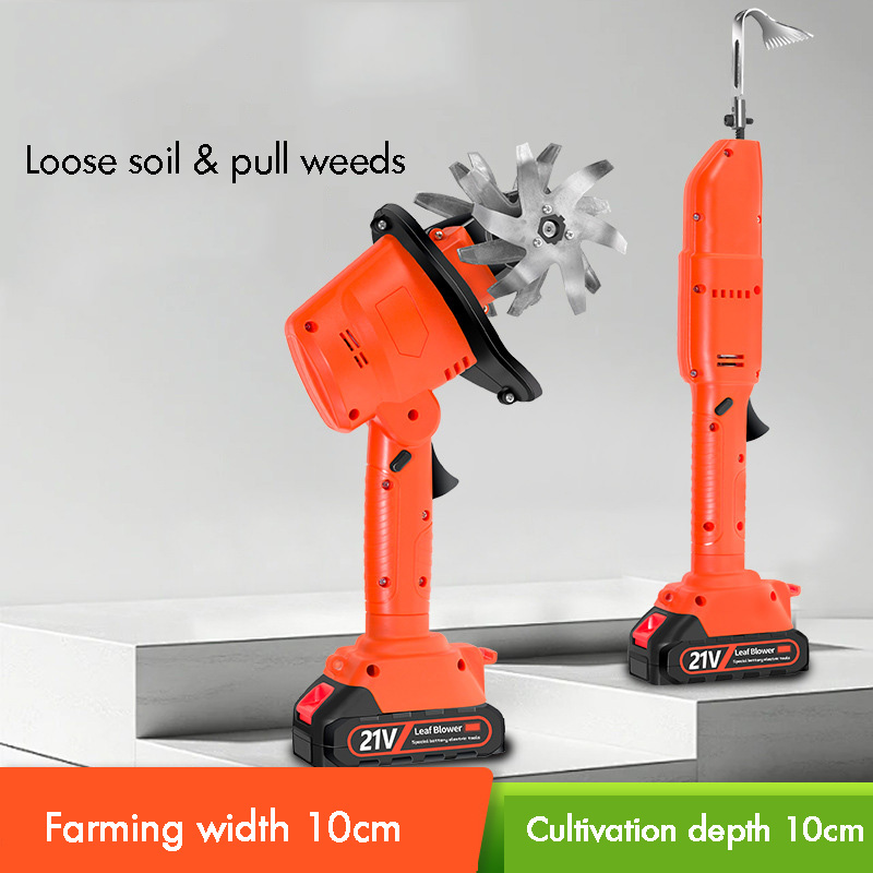 Cordless Electric Tiller 1.5Ah - Farming Equipment For Agriculture ulasan dan harga