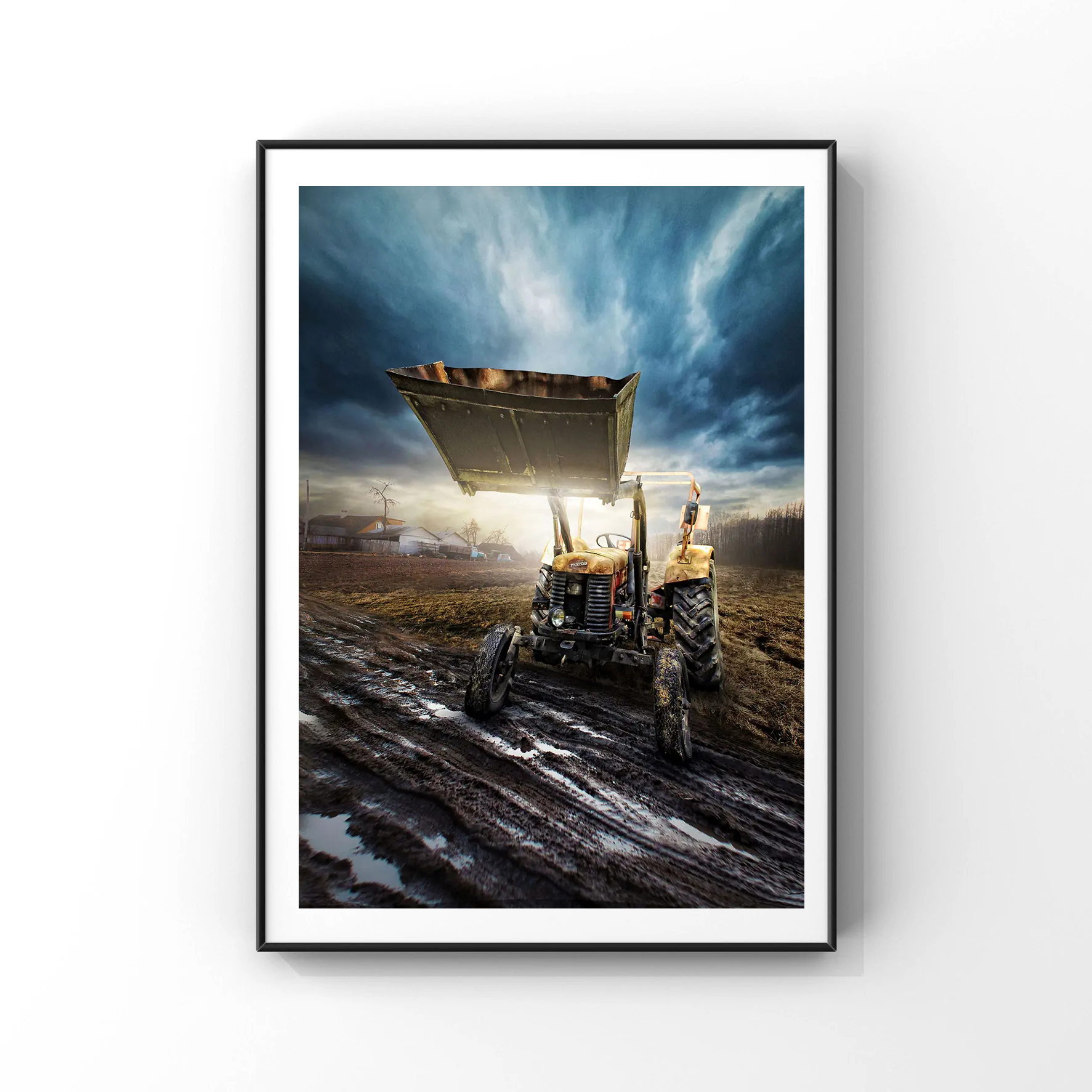 Abstract Art Tractor Working i - Farming Agriculture Pictures ulasan dan harga
