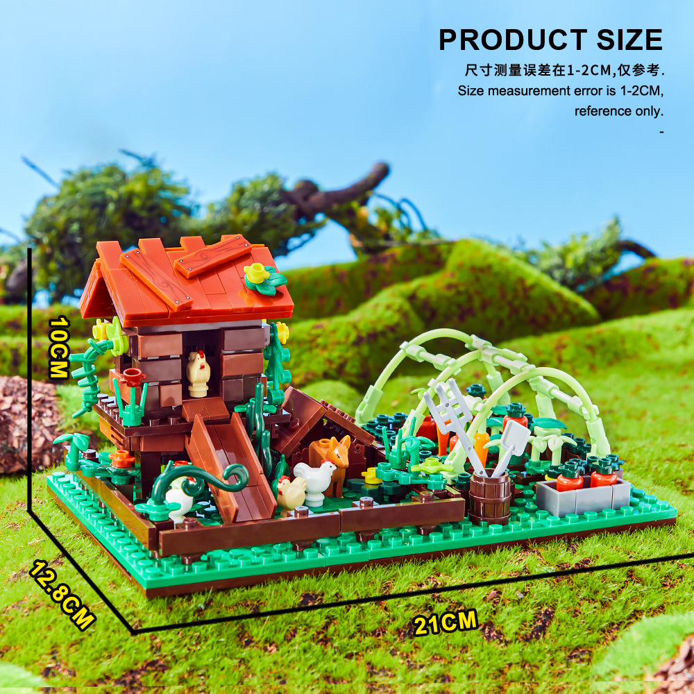 Happy Ranch MOC Building Block - Agriculture Farming Vehicles ulasan dan harga