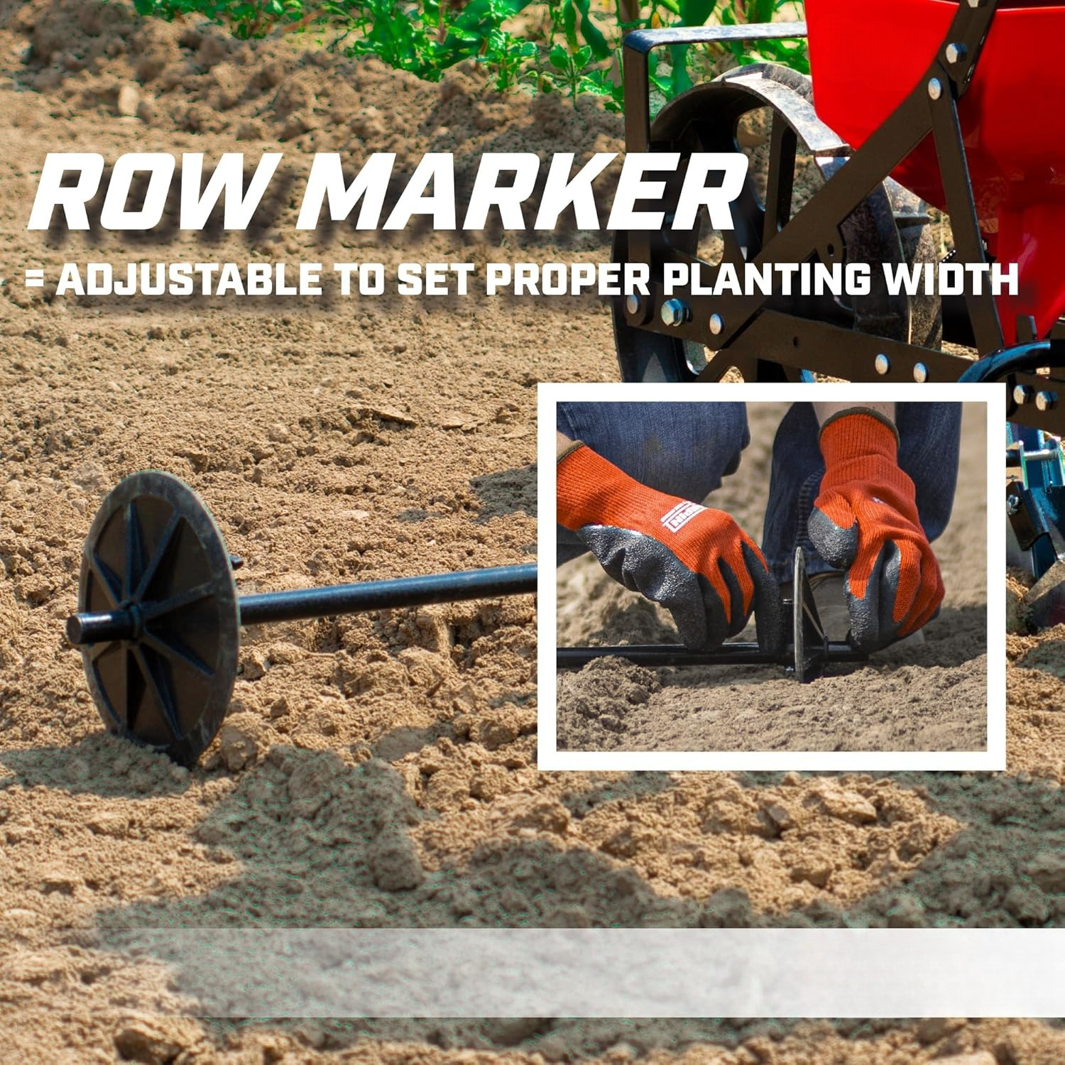 Garden Push Seeder Planter wit - Seed Planter ulasan dan harga